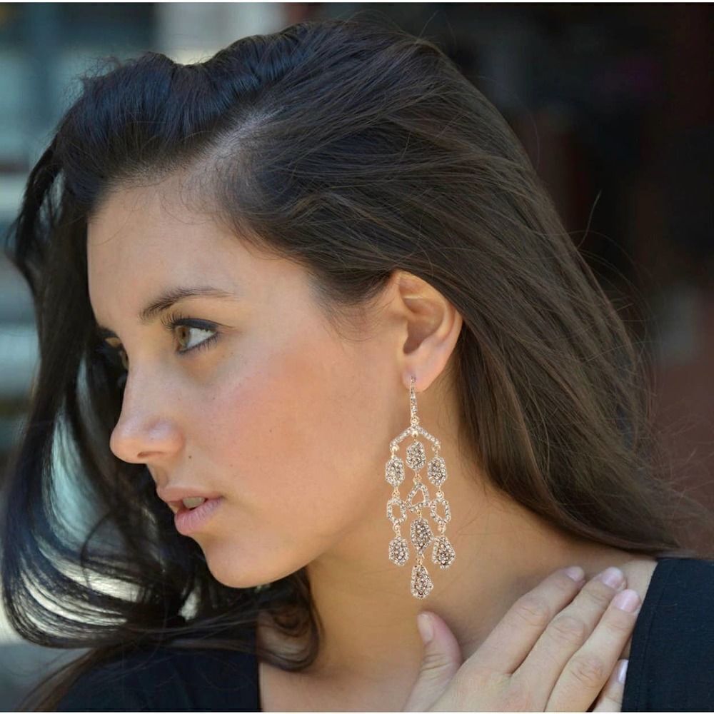 Amrita Singh Meredith Gold Crystal Earrings